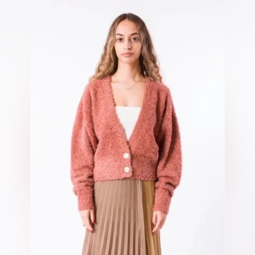 Kerisma Piñata Cardigan V neck Button Down Sweater S-M